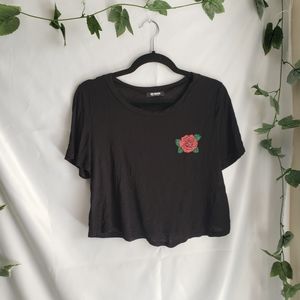 Rose Crop Top. Size L